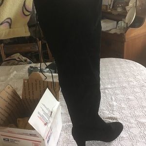 Thigh high boots!